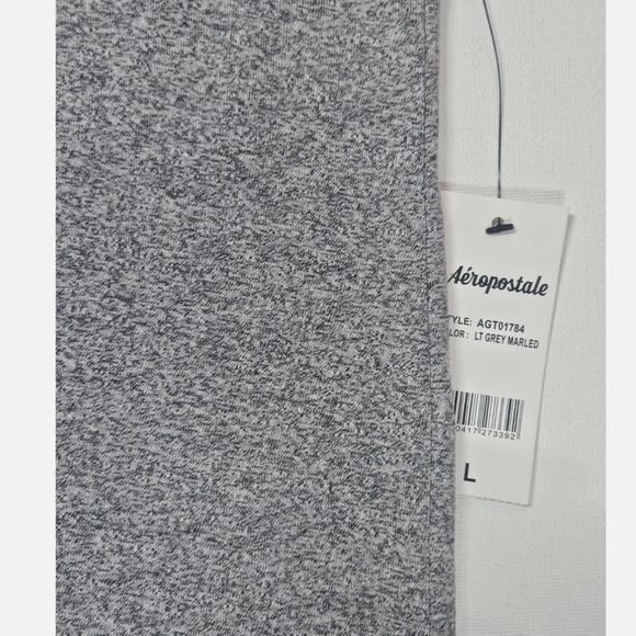 Aeropostale Shirt Mens Large Gray 1987 New York Football Graphic Heather Tee - Picture 8 of 9